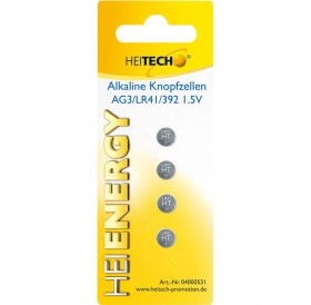 Heitech 04000531 Αλκαλικές μπαταρίες 4τμχ LR41