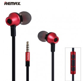 Ακουστικά "ψείρες" Remax RB-610D με μικρόφωνο - Κόκκινο GL-25590
