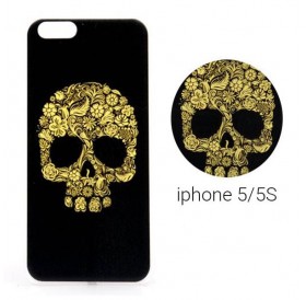 Backcase θήκη με σχέδιο "Νεκροκεφαλή" για iPhone 5/5S - 0440 GL-24793
