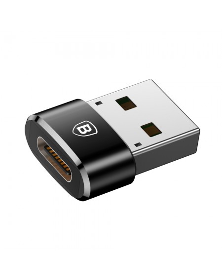 Baseus converter USB Type-C to USB Adapter Connector black (CAAOTG-01)
