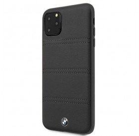 Etui hardcase BMW BMHCN65PELBK iPhone 11 Pro Max czarny/black Signature Horizontal Lines