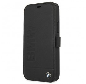 Etui BMW BMFLBKP12SSLLBK iPhone 12 mini 5,4" czarny/black book Signature