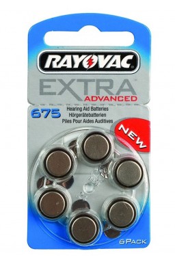 RAYOVAC μπαταρίες ακουστικών βαρηκοΐας 675MF, mercury free, 1,45V, 6τμχ