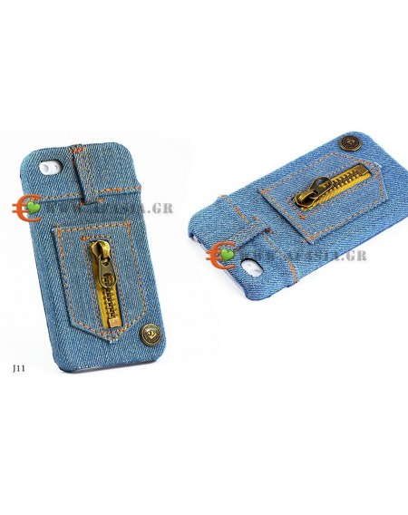Back case θήκη σε στυλ ξεβαμμένου Jean για iPhone 4/4S - Jean Back Case for iPhone 4/4S GL-3381