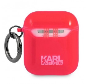 Karl Lagerfeld KLA2UCHFP AirPods cover różowy/pink Choupette