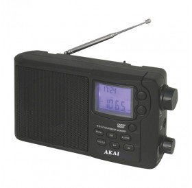 Akai APR-2418 Φορητό ψηφιακό ραδιόφωνο παγκοσμίου λήψης 12 μπάντες