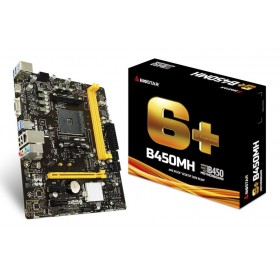 BIOSTAR Μητρική B450MH, 2x DDR4, AM4, USB 3.1, HDMI, mATX, Ver. 6.0