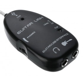 POWERTECH USB Guitar Link CAB-U140, για σύνδεση κιθάρας σε PC, 1m