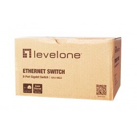 LEVELONE GbE Switch GEU-0822, 8-port 10/100/1000Mbps, MAC 4K, Ver. 2.0