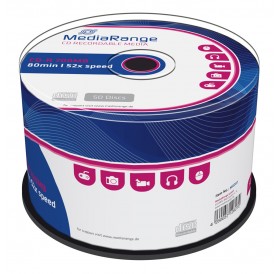 MEDIARANGE CD-R 52x 700MB/80min, cake box, 50τμχ