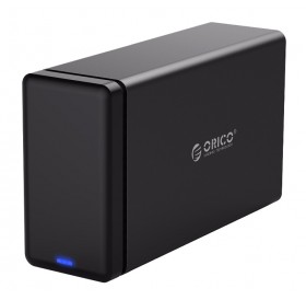 ORICO NAS για 2x 3.5" HDD NS200RU3 USB 3.0, 5Gbps, έως 32TB, μαύρη