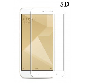 POWERTECH Tempered Glass 5D Full Glue, Xiaomi Redmi 5A Qualcomm, λευκό