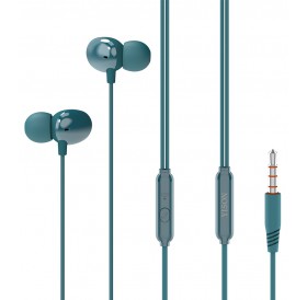 YISON earphones με μικρόφωνο X5, 3.5mm, 1.2m, μπλε