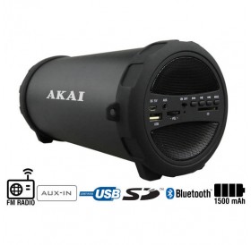 Akai ABTS-11B Φορητό ηχείο Bluetooth με ραδιόφωνο USB, Aux-In και κάρτα SD – 10 W