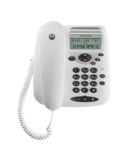 Motorola CT2W Λευκό Ενσύρματο τηλέφωνο με οθόνη
