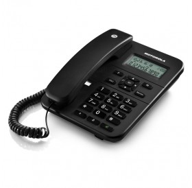 Motorola CT202 Μαύρο Ενσύρματο τηλέφωνο με οθόνη