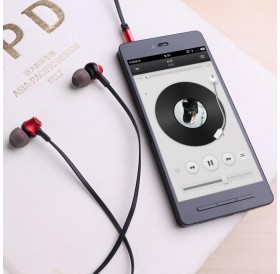 Ακουστικά "ψείρες" Remax RB-610D με μικρόφωνο - Κόκκινο GL-25590