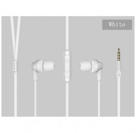 Ακουστικά "ψείρες" Remax RB-610D με μικρόφωνο - Λευκό GL-25588