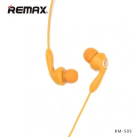 Ακουστικά Remax Candy 505 με μικρόφωνο - Πορτοκαλί GL-25584
