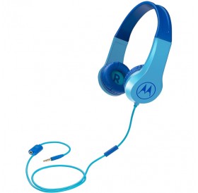 Motorola SQUADS 200 Blue Οn ear παιδικά ακουστικά Hands Free με splitter