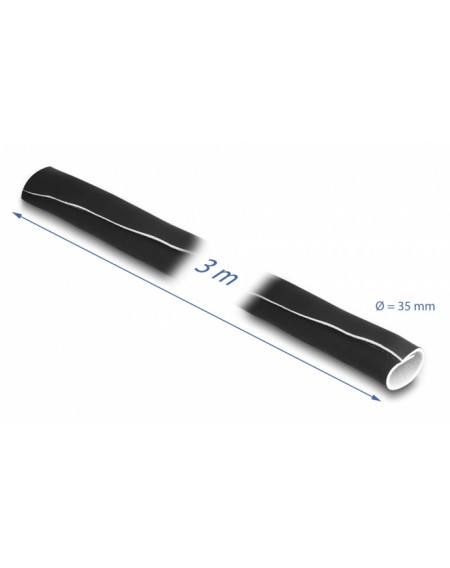DELOCK ταινία νεοπρενίου τύπου Velcro 20865, 13.5cm, 3m, μαύρη/λευκή