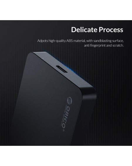 ORICO εξωτερική θήκη για 2.5" HDD 2569S3, USB 3.0, 4TB, 5Gbps, μαύρη