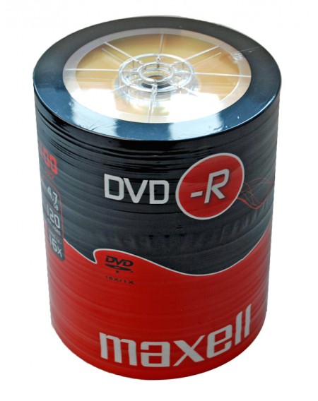 MAXELL DVD-R 4.7GB/120min, 16x speed, spindle pack 100τμχ