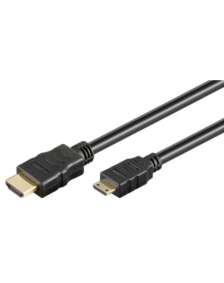 GOOBAY καλώδιο HDMI σε HDMI Mini με Ethernet 31934, 4K 3D, 30AWG, 5m