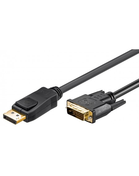 GOOBAY καλώδιο DisplayPort σε DVI-D Dual-Link 51961, 2m, μαύρο