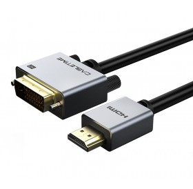 CABLETIME καλώδιο HDMI 1.4 σε DVI 24+1 AV579, 1080p, 2m, μαύρο
