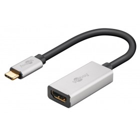 GOOBAY αντάπτορας USB-C σε HDMI 60194, 8K/30Hz, 4K/120Hz, γκρι