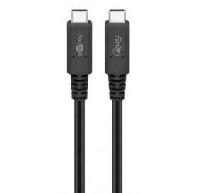 GOOBAY καλώδιο USB-C 60200, USB4 Generation 3x2, 100W, 40Gbps, 1m, μαύρο