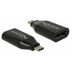 DELOCK αντάπτορας USB-C σε DisplayPort 64151, 4K/60Hz, μαύρος