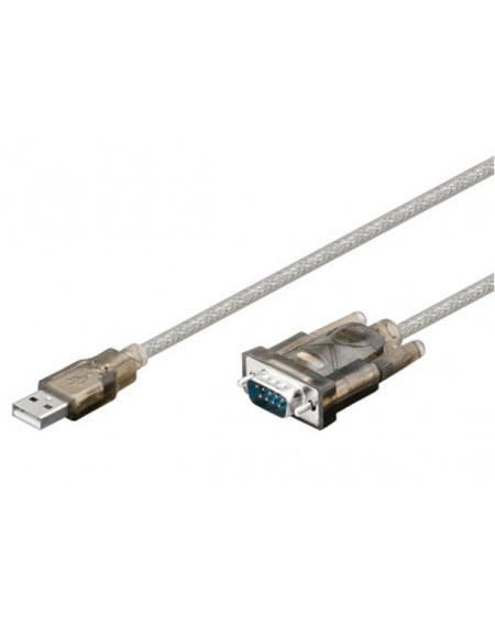 GOOBAY καλώδιο USB σε RS-232 68875, 1 Mbit/s, 1.5m, διάφανο