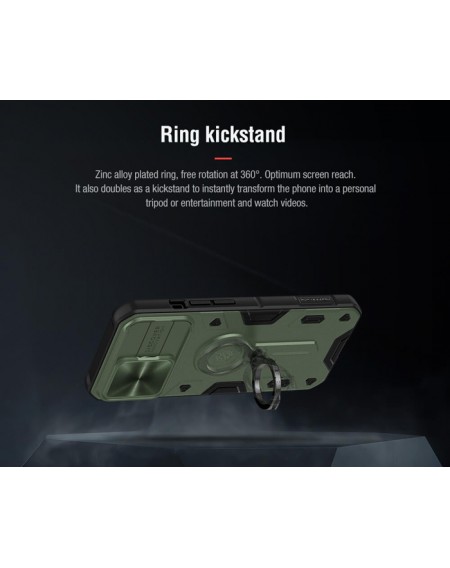 NILLKIN θήκη CamShield Armor για Apple iPhone 13 Pro, μαύρη