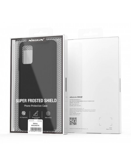 NILLKIN θήκη Super Frosted Shield για Samsung Galaxy A03S/A037G, μαύρη