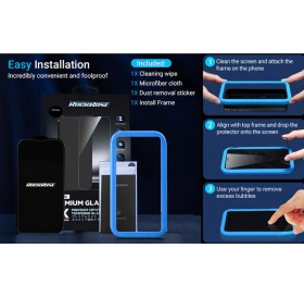 ROCKROSE tempered glass 2.5D Sapphire Crystal Clear, iPhone 13 mini