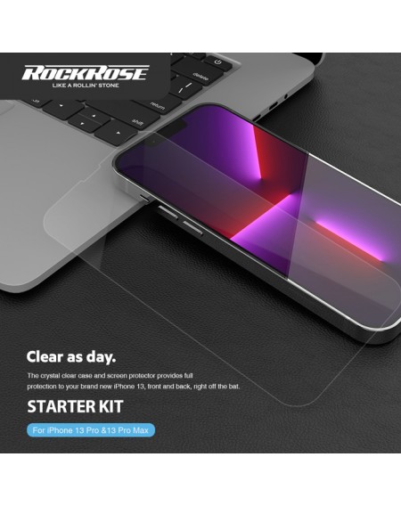 ROCKROSE kit φόρτισης & προστασίας Starter, iPhone 13 Pro, 20W & 15W