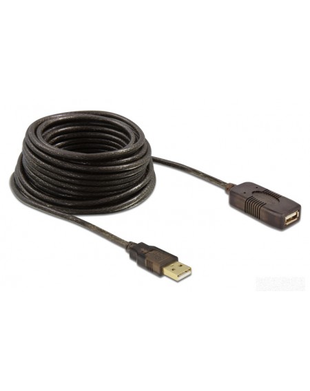 DELOCK καλώδιο USB 2.0 αρσενικό σε θηλυκό 82308, 480Mbps, 5m, μαύρο