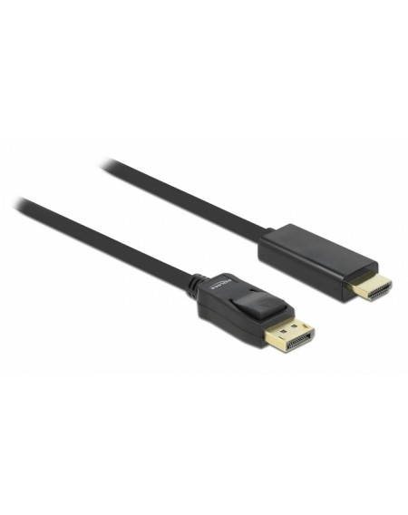 DELOCK καλώδιο DisplayPort σε HDMI 82435, passive, 1080p, 3m, μαύρο