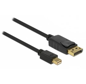 DELOCK καλώδιο Mini DisplayPort 1.2 σε DisplayPort 82438, 4K, 2m, μαύρο