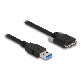 DELOCK καλώδιο USB 3.0 σε USB micro B 87801, 3m, μαύρο