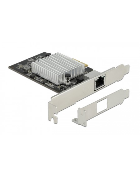 DELOCK κάρτα επέκτασης PCIe x2 σε RJ45 89528, 10 Gbps, low profile