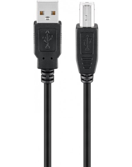 GOOBAY καλώδιο USB 2.0 σε USB Type B 93597, 3m, μαύρο