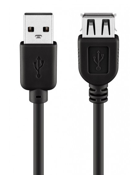 GOOBAY καλώδιο προέκτασης USB 93600, αρσενικό σε θηλυκό, 3m, μαύρο