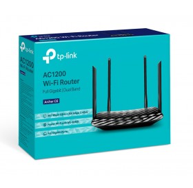 TP-LINK Router Archer C6, Wi-Fi 1200Mbps AC1200, MU-MIMO, Ver. 2.0