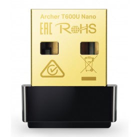 TP-LINK ασύρματος nano USB αντάπτορας ARCHER-T600UNANO, AC600, Ver. 1.0