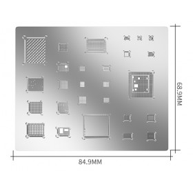 BEST Reballing stencil BST-A8, για iphone 6/6 Plus/iPod Touch/iPad mini