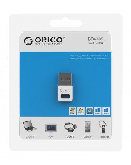 ORICO USB αντάπτορας Bluetooth 4.0 BTA-409-WH, λευκός