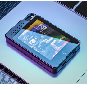 RUIZU MP3 player C1 με οθόνη αφής 2.4", 16GB, BT, ελληνικό μενού, μαύρο